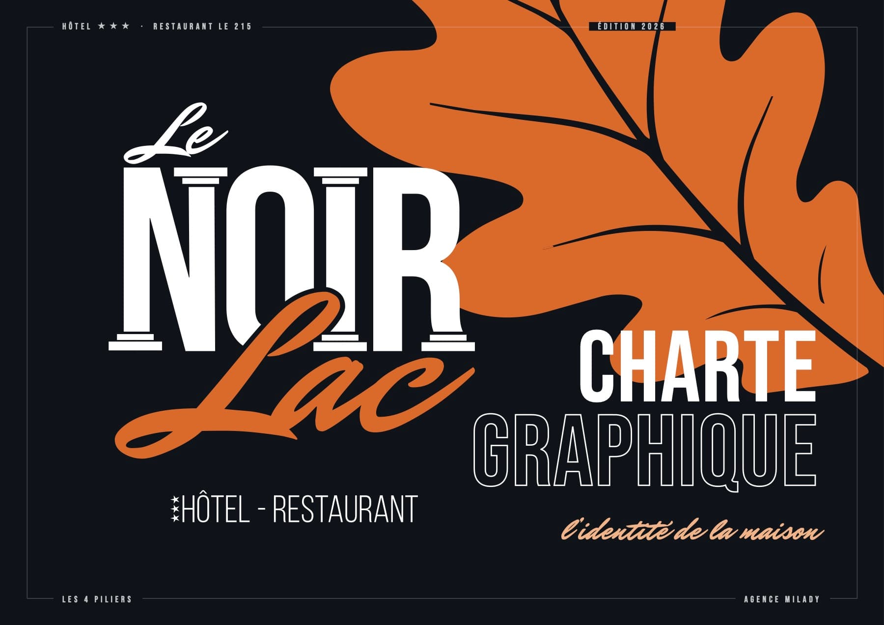 Charte graphique Le Noirlac, page 1 : La couverture