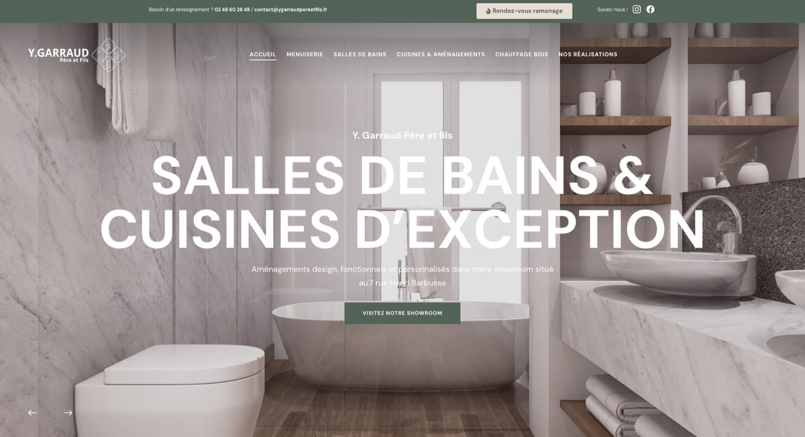 Y. Garraud Père & Fils : réalisation Milady